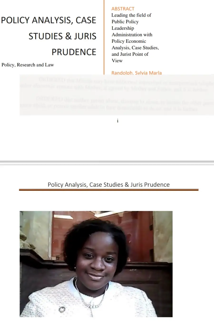 Policy Analysis Case Studies and Juris Prudence Image